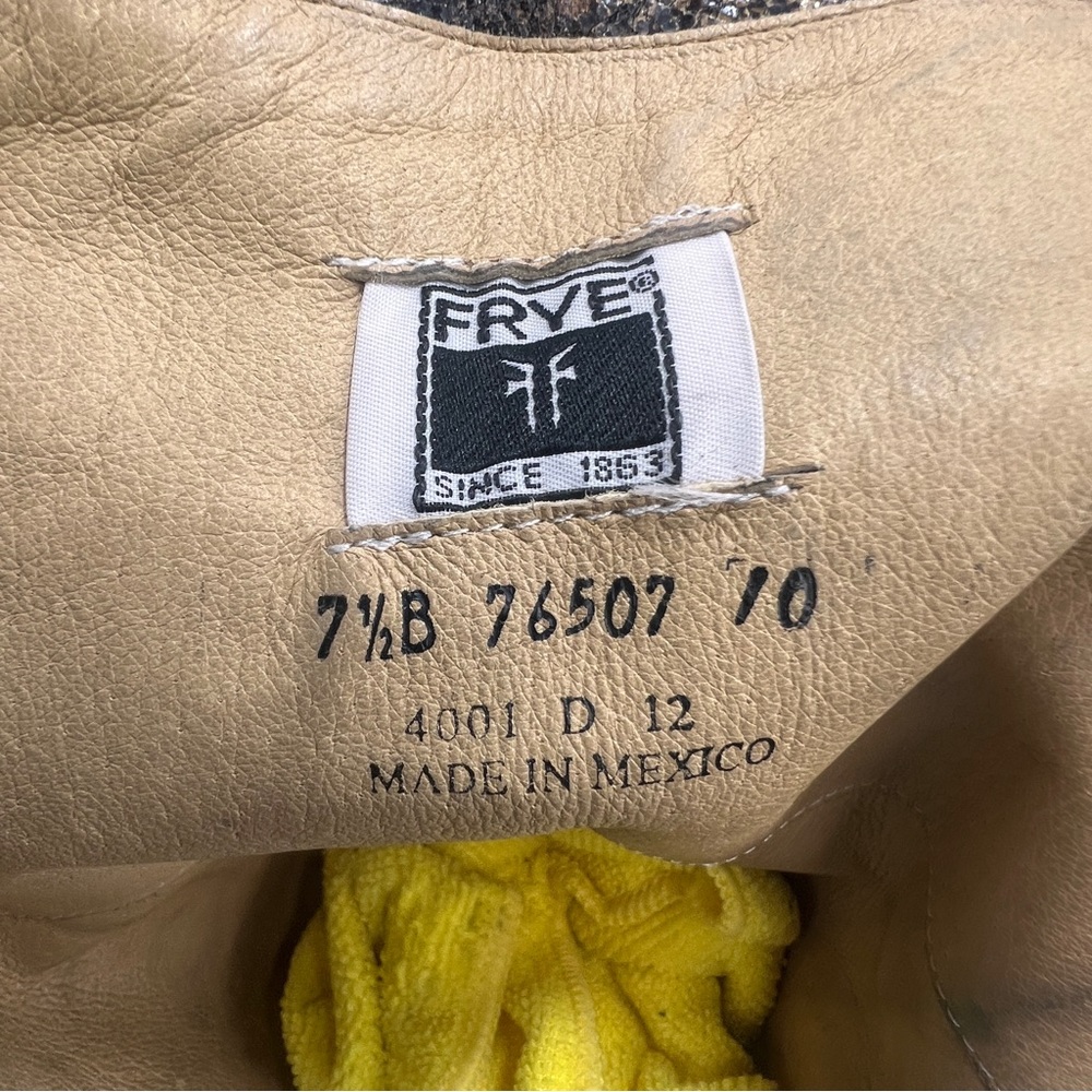 Frye Brown Tall Boots with Studded Strap - Picture 10 of 13